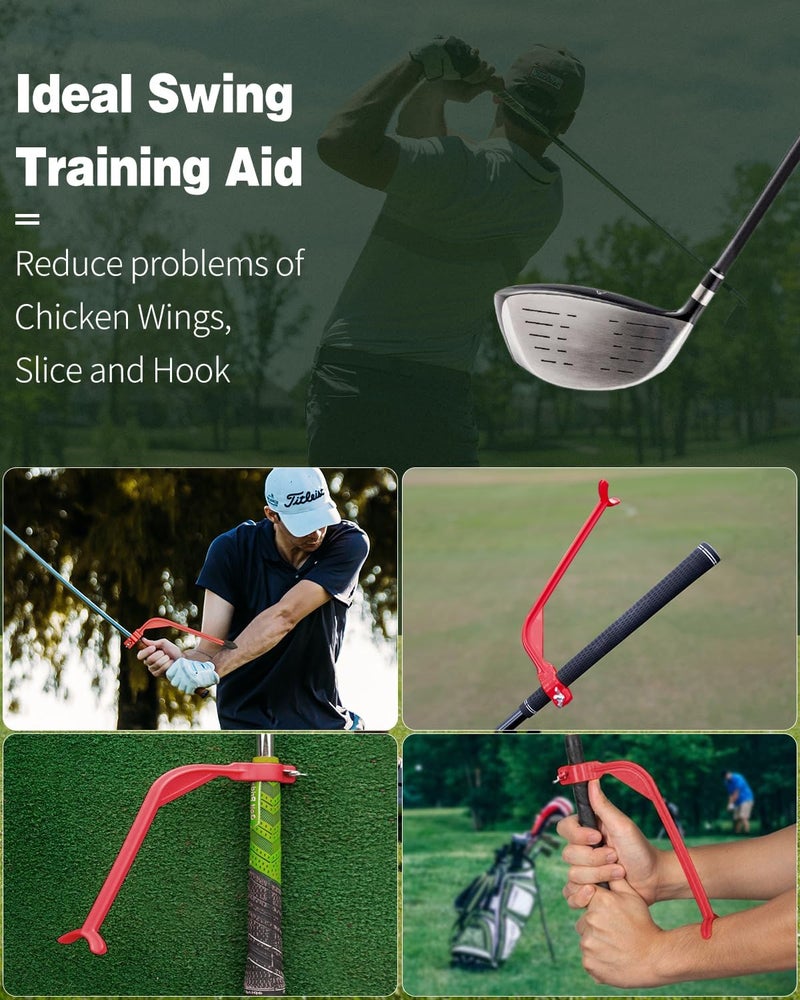 GreenHaven Golf Training Wrist Hinge Golf Swing Training Aid Swing Correcting Trainer Tool for Golfers Beginners Arm Elbow Posture Teaching Accessory for Golf Club Practice - Image 4